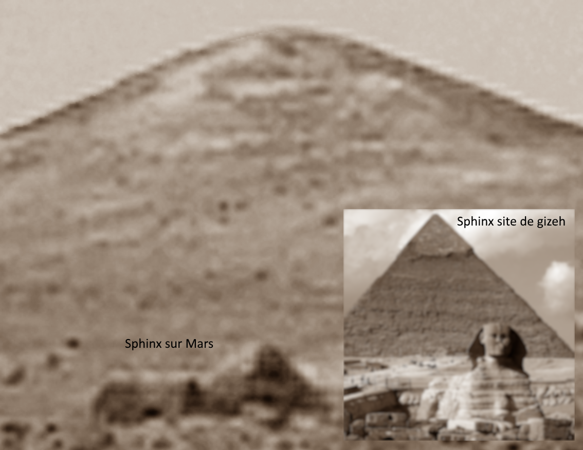 Sphinx sur mars